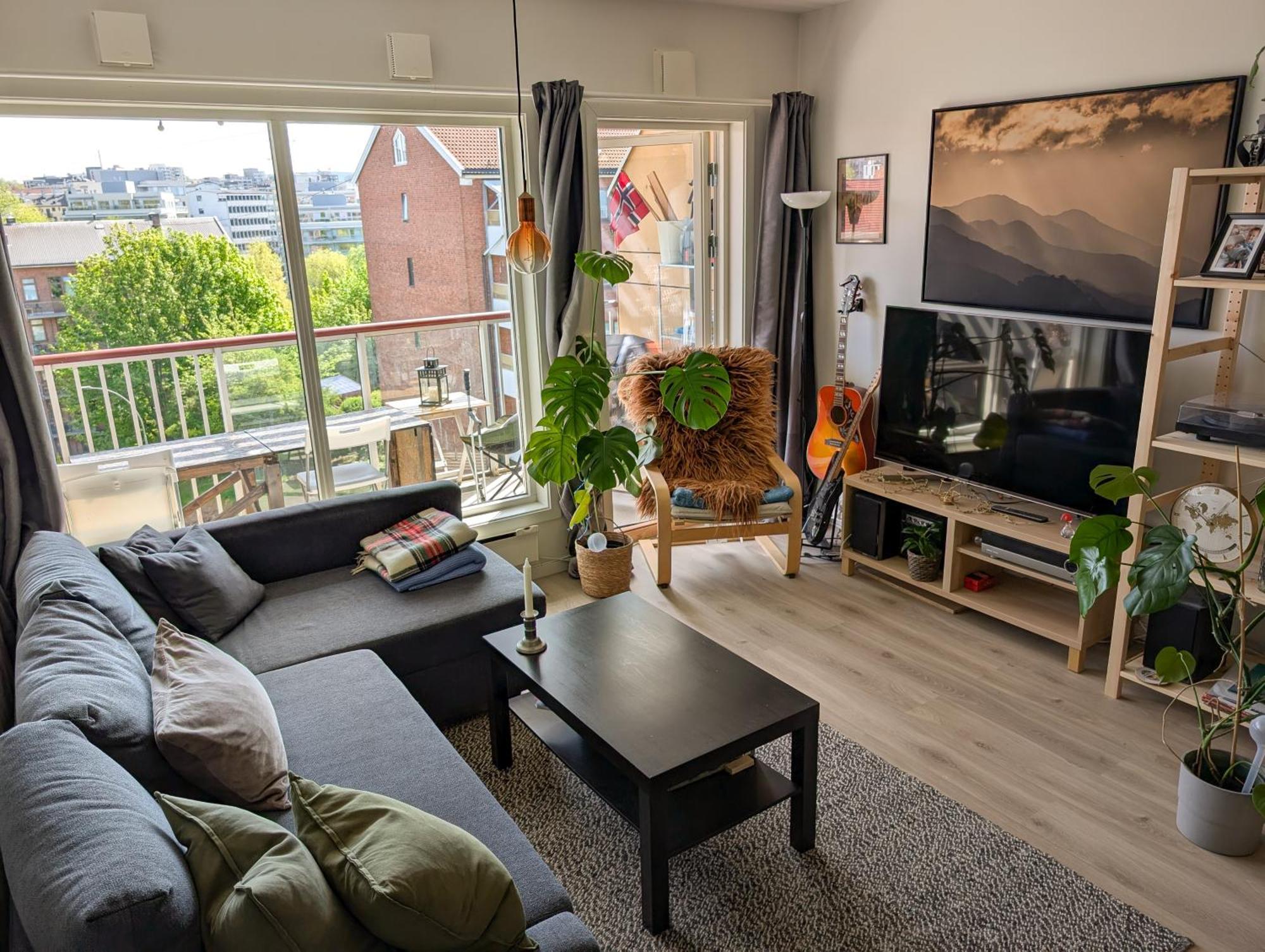 Spacious And Cozy Study Apartment With Balcony Осло Екстер'єр фото